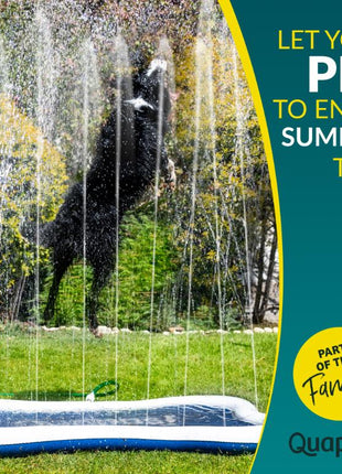QUAPAS! Honden waterfontein mat zomerpret