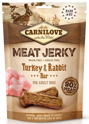 Carnilove Dog Jerky Turkey & Rabbit Bar - indyk i królik 100g