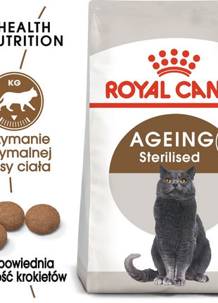 Royal Canin Ageing +12 Sterilised karma sucha dla kotów dojrzałych, sterylizowanych 2kg