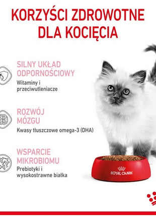 Royal Canin Kitten karma sucha dla kociąt od 4 do 12 miesiąca życia 400g