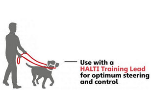 Halti Kantarek - obroża uzdowa rozmiar 4 czerwona