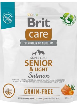 Brit Care Grain Free Senior & Light Salmon 1kg