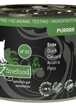 Catz Finefood Purrrr N.115 Kaczka puszka 200g