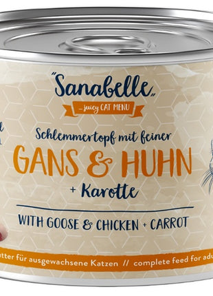 Sanabelle Gęś, kurczak i marchew puszka 180g