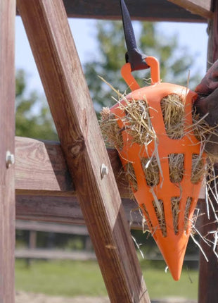 Hay Slow Feeder Fun & Flex Carrot Oranje
