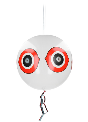 Knock Pest Schrikballon Wit