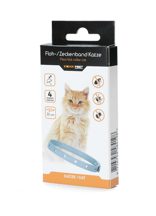 Knock Pest Vlooien/Tekenband Kat 33 cm DE/UK