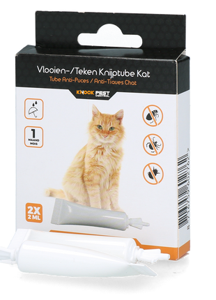 Knock Pest vlooien-tekenpipet Kat NL/FR