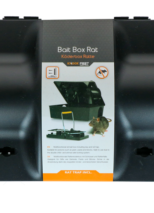 Knock Pest Voerdoos Rat/Muis Dual bait incl. rattenklem