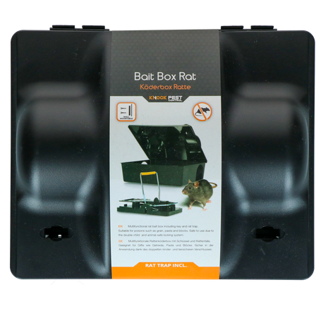 Knock Pest Voerdoos Rat/Muis Dual bait incl. rattenklem