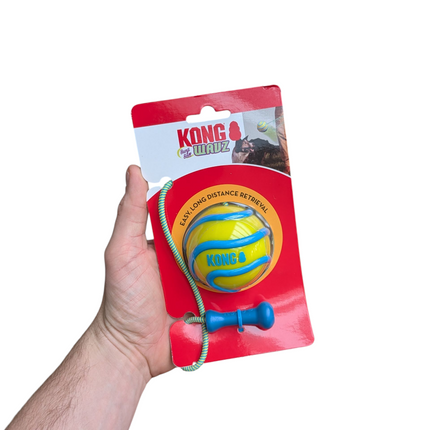 Kong Wavz Bunjiball Assorted - Ball with rope in various colors