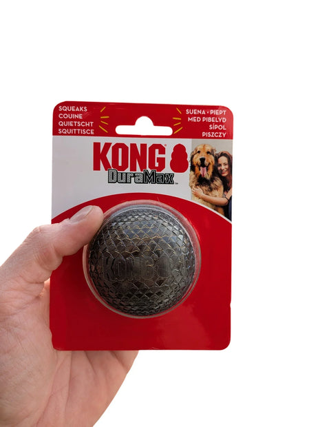 Kong Duramax Ball - Extremely durable dog ball with squeaker