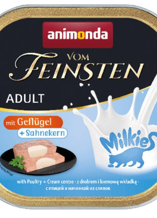 Animonda vom Feinsten Milkies Cat Drób + Sos kremowy tacka 100g