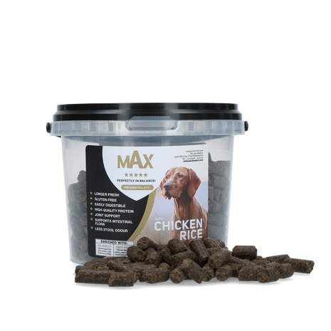 Max Adult Geperste Brokken Kip & Rijst