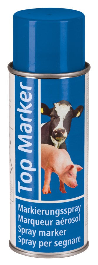 Topmarker Merkspray Blauw