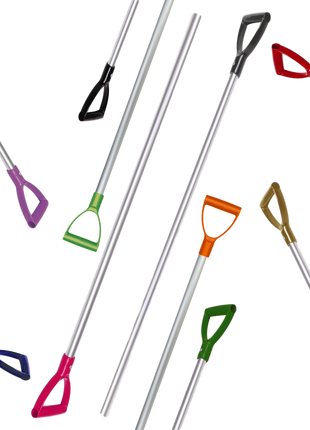 Mestvork steel 115 cm Rood