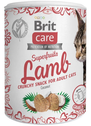 Brit Care Cat Snack Superfruits Lamb 100g