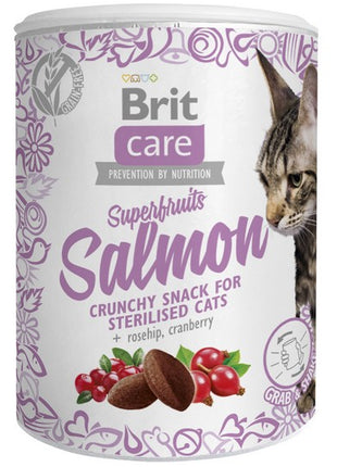 Brit Care Cat Snack Superfruits Salmon 100g