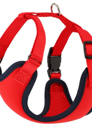 Dingo Szelki bezuciskowe z dwupaskową regulacją S czerwone