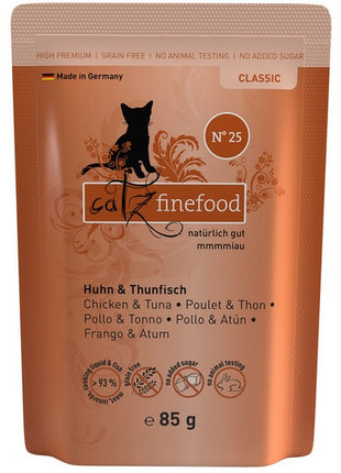 Catz Finefood Classic N.25 Kurczak i Tuńczyk saszetka 85g