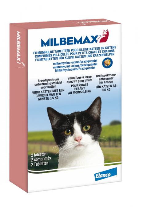 Milbemax Tablet Deworming Small Cat / Kitten 2Tbl
