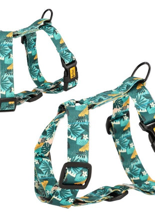 Dingo Szelki dwupaskowe Guard City - Monstera rozmiar S