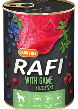 Rafi Pies Dziczyzna puszka 400g