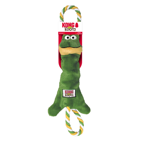 KONG TuggerKnots Frog