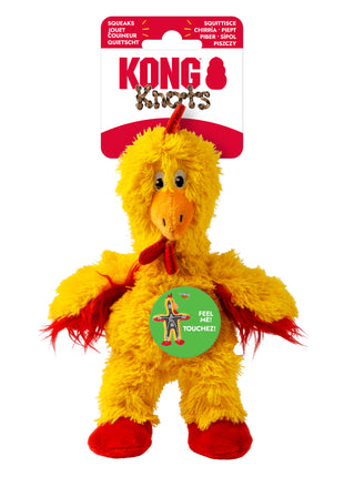 KONG Knots Kip – Pluche Piepspeeltje met Touwskelet
