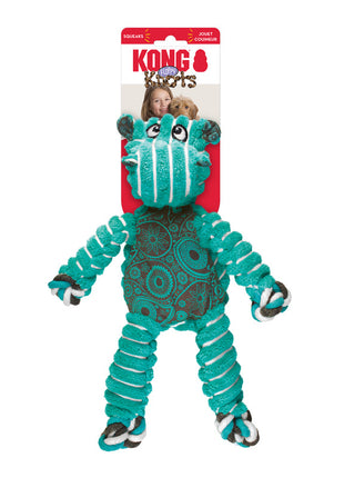 Kong Floppy Knots Hippo - Perfect for shaking, throwing and tugging.