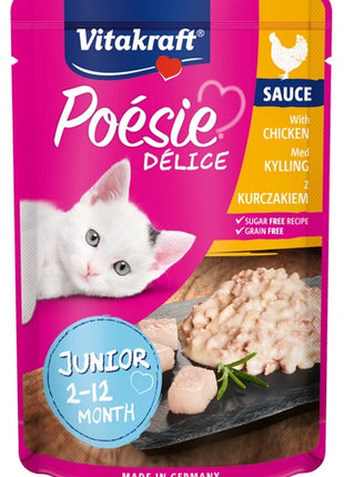 Vitakraft Poesie Deli Sauce Junior kurczak saszetka 85g