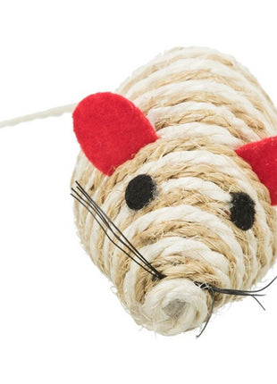 Trixie Mysz z sizalu 10cm [TX-4074]