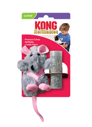 KONG Cat Refillable Catnip Rat