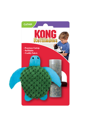 KONG Cat Refillable Catnip Turtle