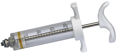 Nylonspuit 5ml Schroef 20 ml