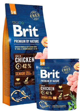 Brit Premium By Nature Senior S+M Small + Medium 1kg