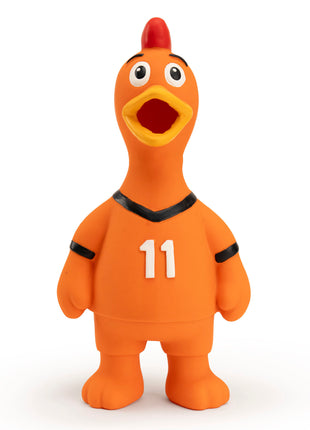 Oranje Latex Hondenspeeltjes WK Kip