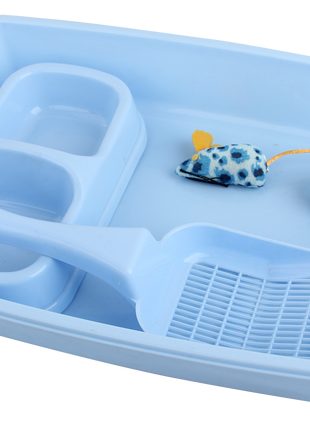 Pawise Kitten Starter Set Blauw