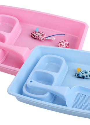 Pawise Kitten Starter Set Blauw