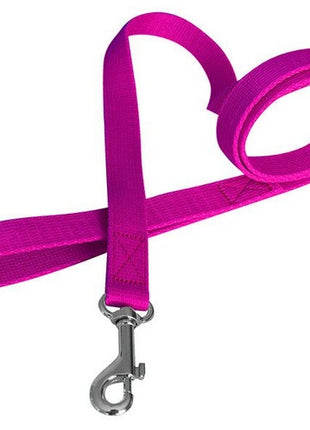 CHABA Smycz taśma gładka 16mm/130cm fuksja