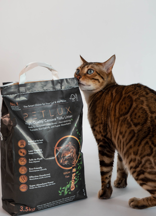 Petlux Cassave Tofu Kattenbakvulling 3,5 kg