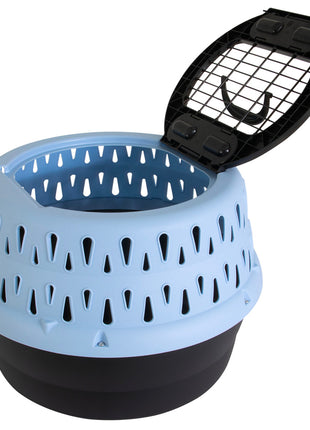 Petmate Get-A-Round Kennel For Cats Blue