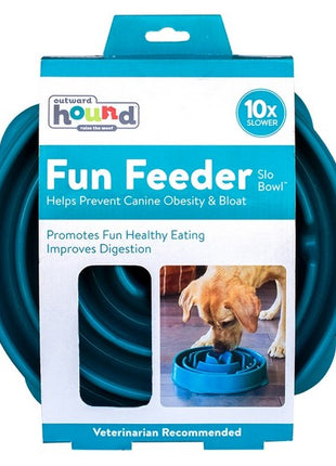Outward Hound Fun Feeder Miska spowalniająca turkusowa [51002]
