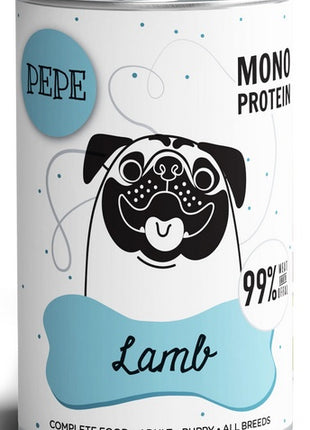 Paka Zwierzaka PEPE Lamb (jagnięcina) puszka 400g