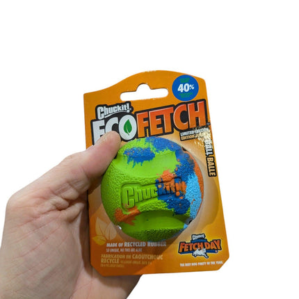 Chuckit Ecofetch Ball Recycled – Sustainable playtime fun for active dogs