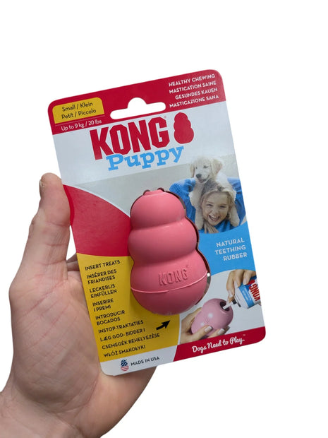 Kong Puppy Pink or Blue Assorted - Snack Toys for Puppies
