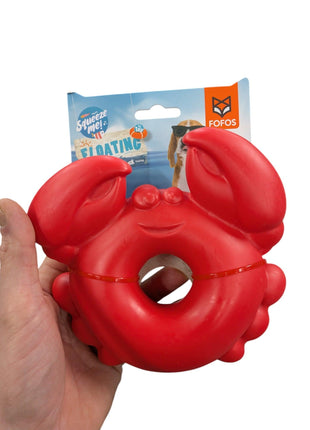 Fofos Crab - Floating chew toy with squeaker