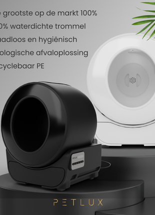 Petlux V3 Automatische Kattenbak Zwart