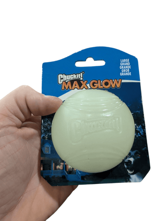 Chuckit Max Glow Ball Glow In The Dark - Luminous, nearly indestructible ball - various sizes