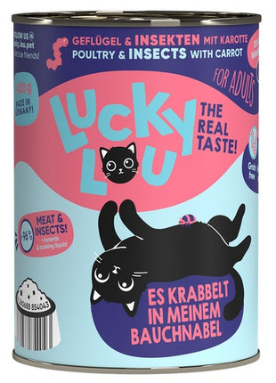Lucky Lou Lifestage Adult Drób i owady puszka 400g